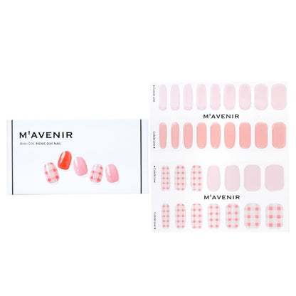 Mavenir Nagelaufkleber (Pink) – # Picnic Day Nail 32 Stück