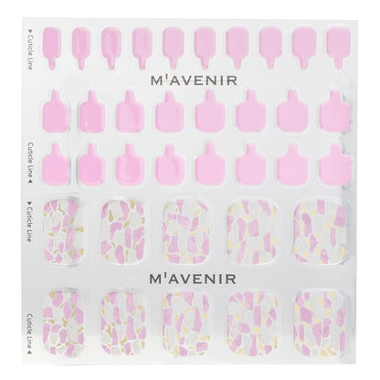Mavenir Nail Sticker (Roze) - # Pink Shell Pedi 36 stuks