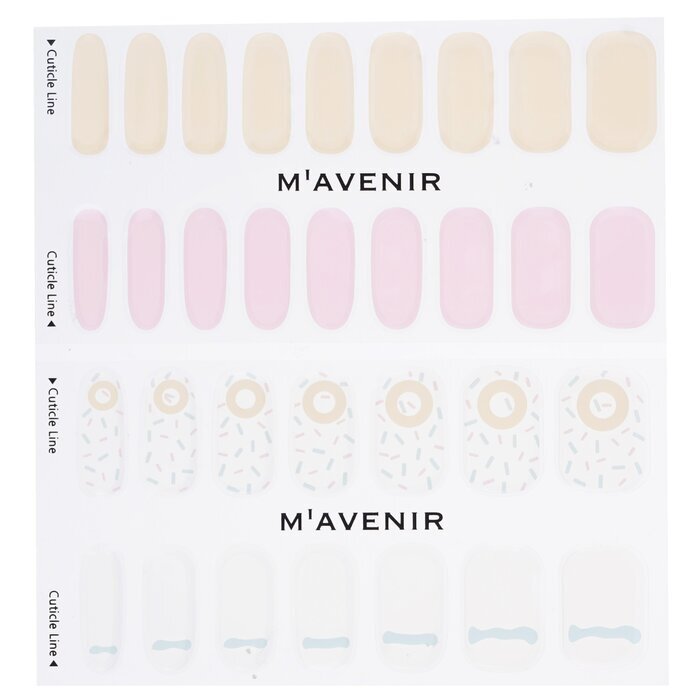 Mavenir Nagelsticker (geassorteerde kleuren) - # Sugar Glaze Nail 32 stuks