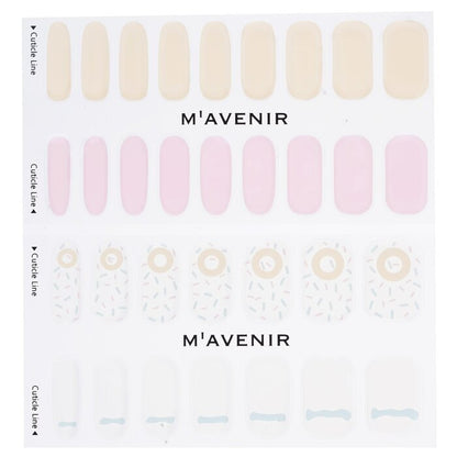 Mavenir Nagelsticker (geassorteerde kleuren) - # Sugar Glaze Nail 32 stuks