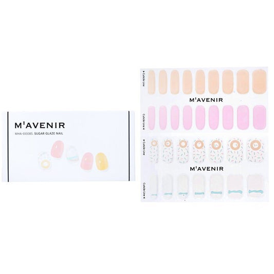 Mavenir Nagelaufkleber (verschiedene Farben) – # Sugar Glaze Nail 32 Stück