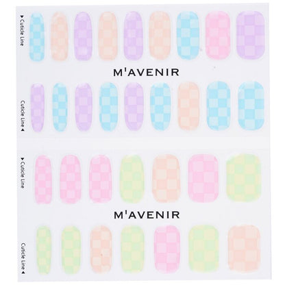 Mavenir Nail Sticker (Assorted Colour) - # Neon Racer Nail 32pcs