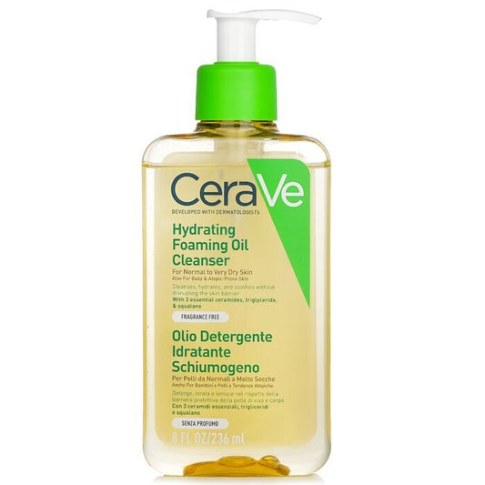 CeraVe Feuchtigkeitsspendender, schäumender Ölreiniger, 236 ml