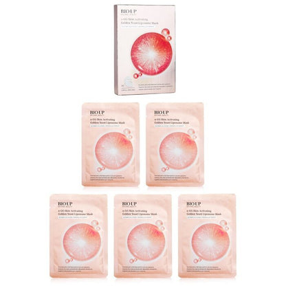 Natural Beauty (For KR) BIO UP a-GG Skin Activating Golden Yeast Liposome Mask (Exp Date: 9/5/2026) 5x25ml