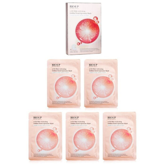 Natural Beauty (For KR) BIO UP a-GG Skin Activating Golden Yeast Liposome Mask (Exp Date: 9/5/2026) 5x25ml