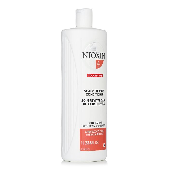 Nioxin Density System 4 Scalp Therapy Conditioner (Colored Hair, Progressed Thinning, Color Safe) 1000ml