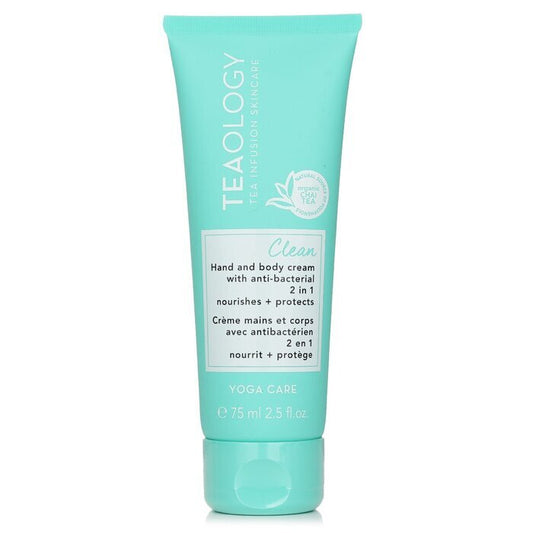 Teaology Yoga Care Clean 2 in 1 Antibakterielle Hand- und Körpercreme 75ml/2,5oz