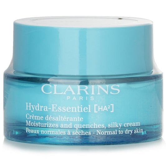 Clarins Hydra-Essentiel [HA²] Feuchtigkeitsspendende und nährende seidige Creme – normale bis trockene Haut, 50 ml