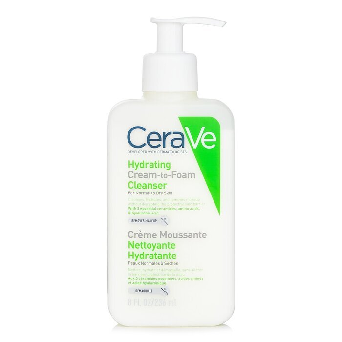 CeraVe Hydraterende Crème-To-Foam Reiniger 236ml/8oz