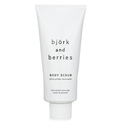 Bjork &amp; Berries Body Scrub Romige Exfoliërende Behandeling 200ml/6.76oz