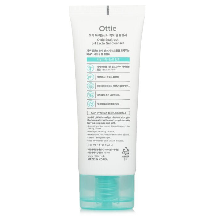 Ottie Soak Out pH Lacto Gel-Reiniger, 100 ml