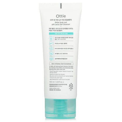 Ottie Soak Out pH Lacto Gel-Reiniger, 100 ml