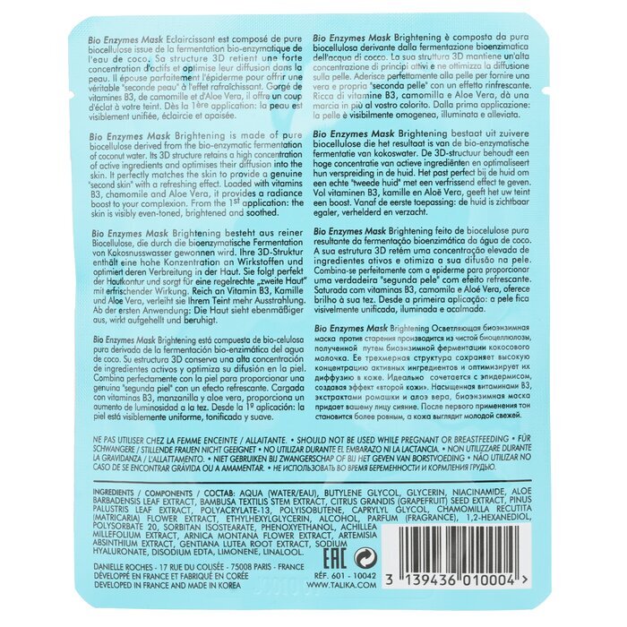 Talika Bio Enzymes Brightening Mask 20g