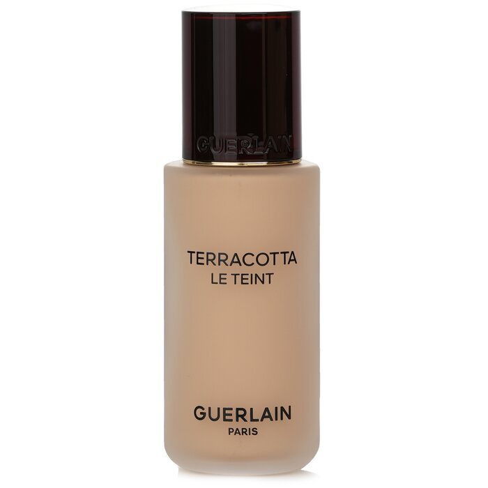 Guerlain Terracotta Le Teint Healthy Glow Natural Perfection Foundation, 24-Stunden-Halt, kein Abfärben, Nr. 1W Warm, 35 ml