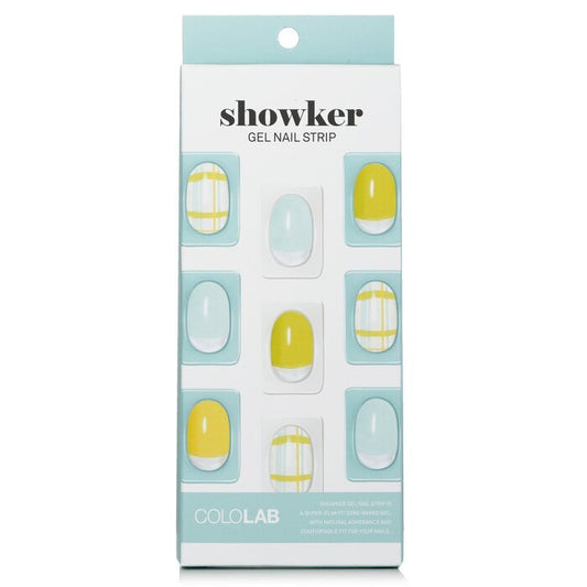 Cololab Showker Gel Nail Strip # CSA611 Pastel Check 1st