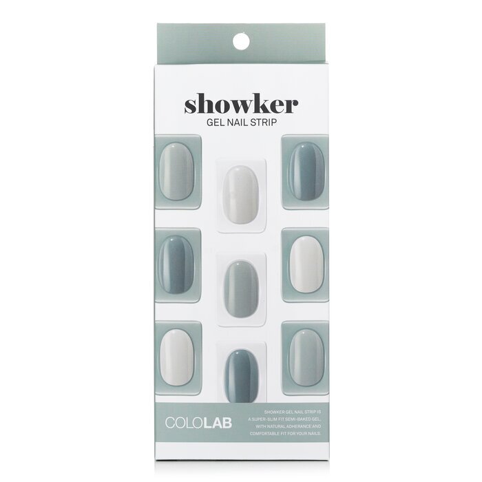 Cololab Showker Gel Nail Strip # CNF703 Mint Blended 1st