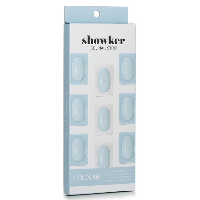 Cololab Showker Gel Nail Strip # CSF411 Pastel Sky 1pcs