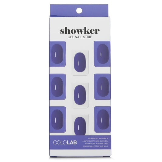 Cololab Showker Gel Nagelstrip # CSF412 Denim Blauw 1st
