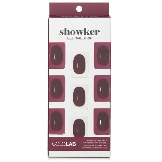 Cololab Showker Gel Nail Strip # CSF512 Better Deep Red 1st