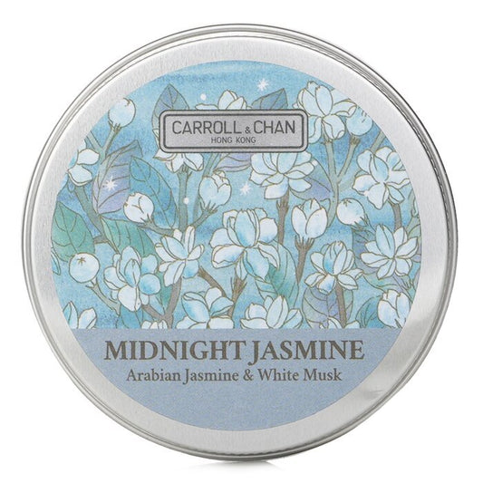Carroll &amp; Chan 100% bijenwas mini blikkaars - # Midnight Jasmine (Arabische jasmijn &amp; witte musk) 1 stuks
