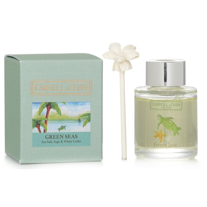 Carroll &amp; Chan Mini Diffuser - Green Seas (zeezout, salie en witte ceder) 20 ml