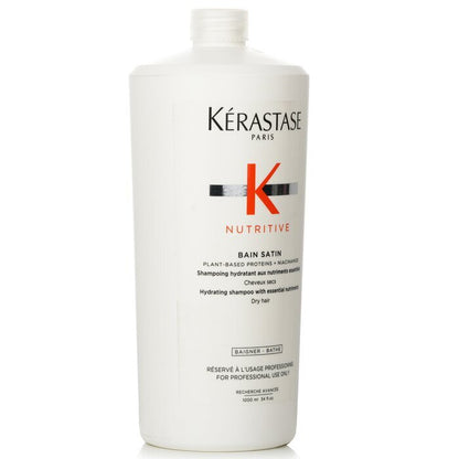 Kerastase Nutritive Bain Satin Hydrating Shampoo met essentiële voedingsstoffen (droog haar) 1000 ml/34 oz