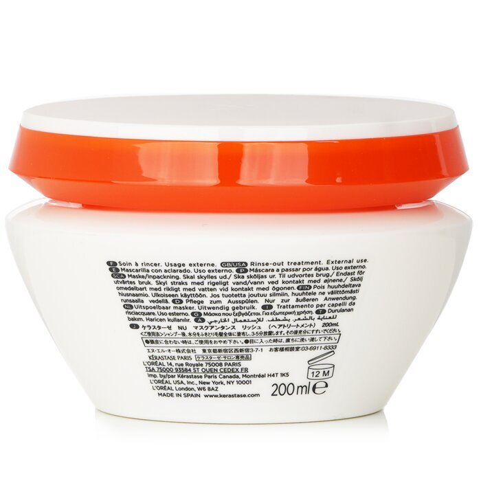 Kerastase Nutritive Masquintense Riche Deep Nutrition Ultrakonzentrierte reichhaltige Maske mit essentiellen Nährstoffen 200ml/6,8oz