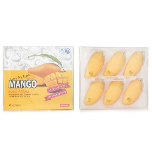 3W Clinic Handcreme - Mango 45g x 6