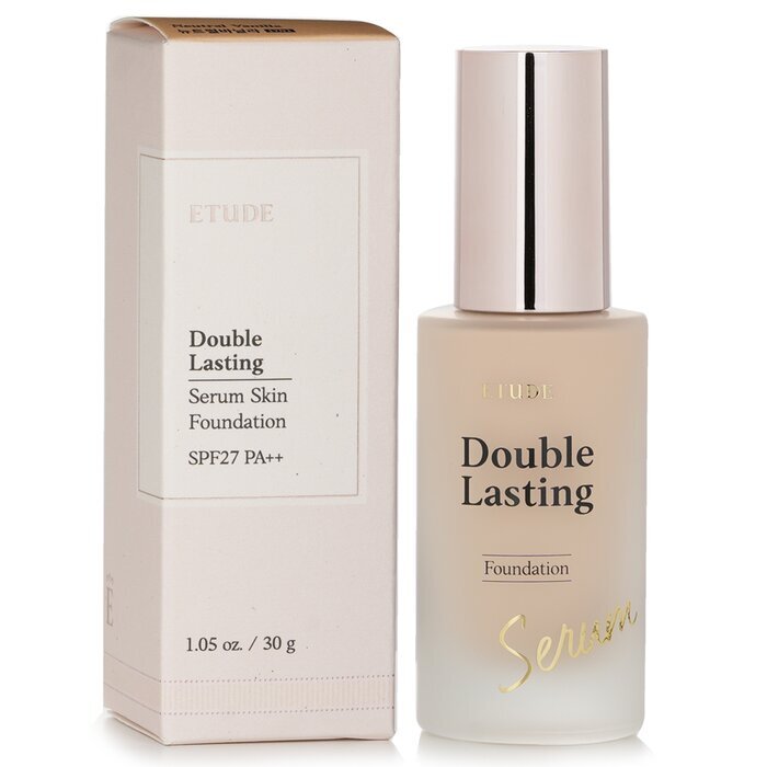 Etude House Double Lasting Serum Skin Foundation LSF 27 – Nr. 17N1 Neutrale Vanille, 30 g