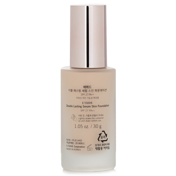 Etude House Double Lasting Serum Skin Foundation LSF 27 – Nr. 17N1 Neutrale Vanille, 30 g