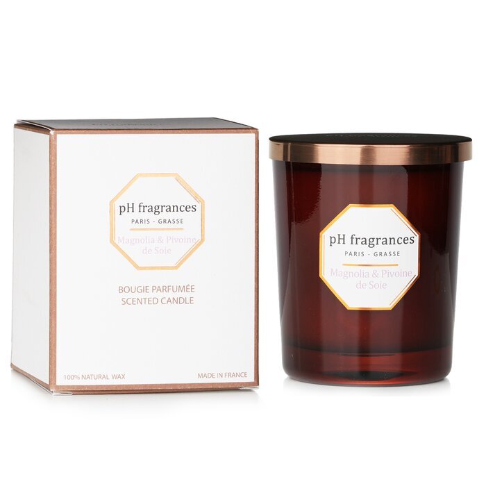 pH fragrances Duftkerze Magnolie &amp; Pivoine de Soie 180g/6,3oz
