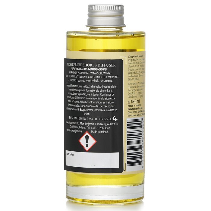 Max Benjamin Grapefruit Shores Diffusor-Nachfüllpackung, 150 ml
