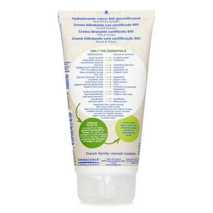Mustela Biologische Hydraterende Gezichts- en Lichaamscrème met Olijfolie (Parfumvrij) 150ml/5oz
