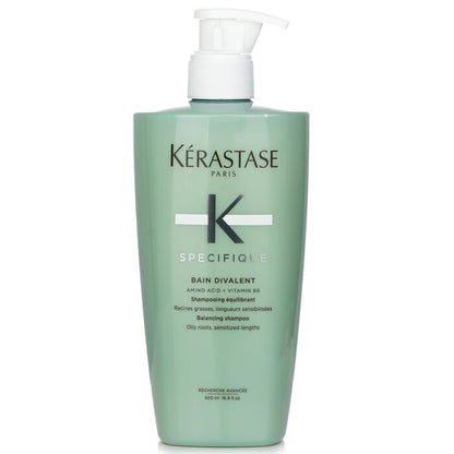 Kerastase Specifique Bain Divalent Balancing Shampoo (Vette haarwortels, Gevoelige haarlengtes) 500 ml/16,9 oz