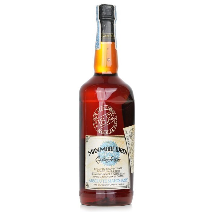 18.21 Man Made Man Made Wash Shampoo, Conditioner & Body Wash -  Absolute Mahogany (box slightly damage) 950ml