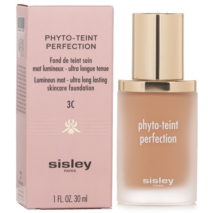 Sisley Phyto Teint Perfection Luminous Mat - Ultra lang anhaltende Hautpflege-Grundlage - Nr. 3C Natural 30 ml/1 oz