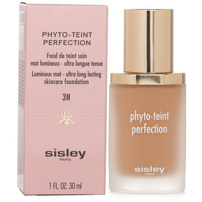 Sisley Phyto Teint Perfection Luminous Mat-Ultra Langdurige Huidverzorging Foundation - # 3N Abrikoos 30ml/1oz