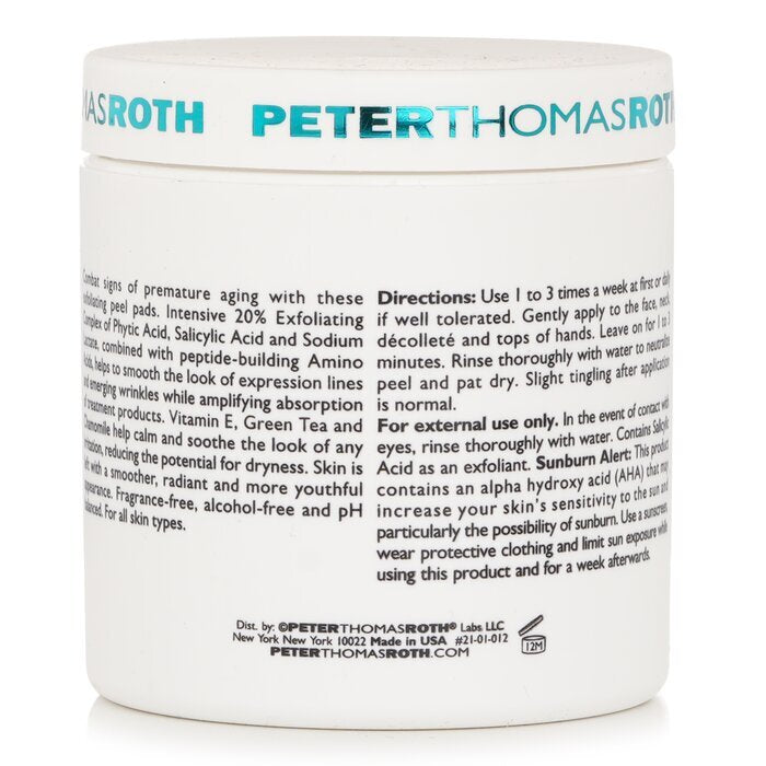 Peter Thomas Roth Peptide Skinjection™ Peeling-Pads, 60 Pads