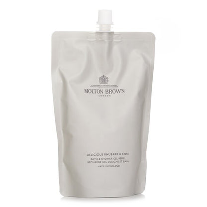 Molton Brown Heerlijke Rabarber &amp; Roos Bad- &amp; Douchegel Navulling 400ml