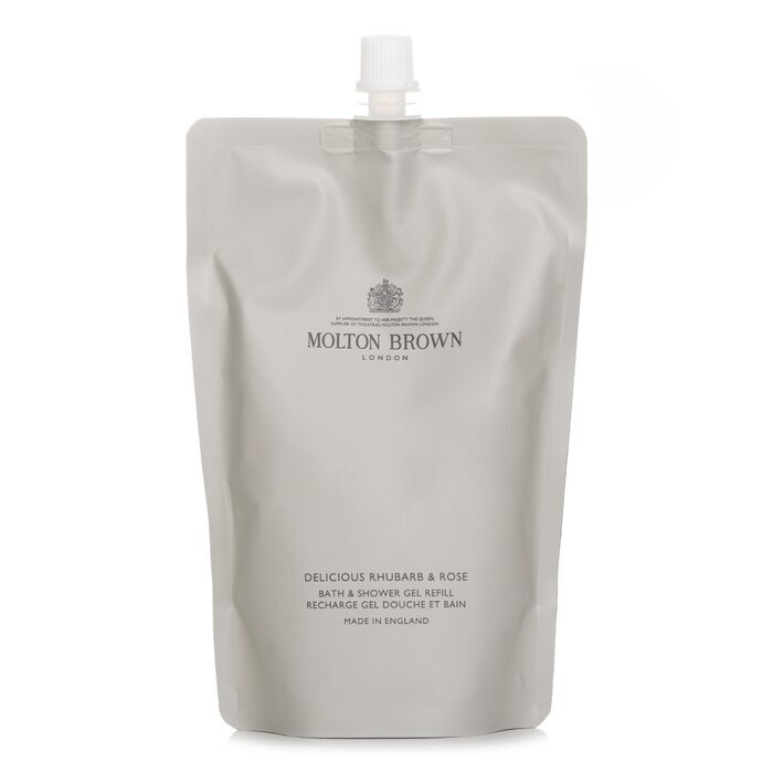 Molton Brown Heerlijke Rabarber &amp; Roos Bad- &amp; Douchegel Navulling 400ml