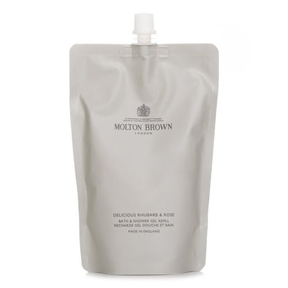 Molton Brown Heerlijke Rabarber &amp; Roos Bad- &amp; Douchegel Navulling 400ml