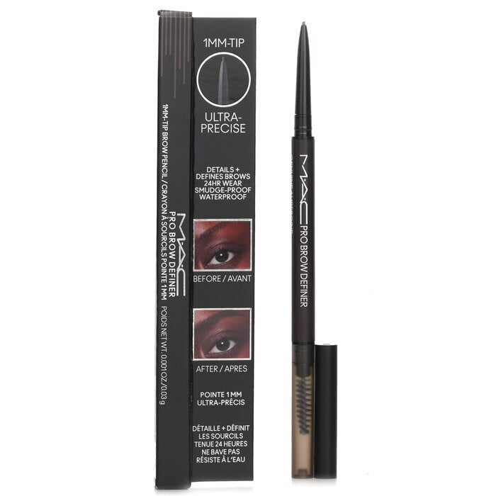 MAC Pro Brow Definer Augenbrauenstift mit 1 mm Spitze – Echte Aubergine, 0,03 g