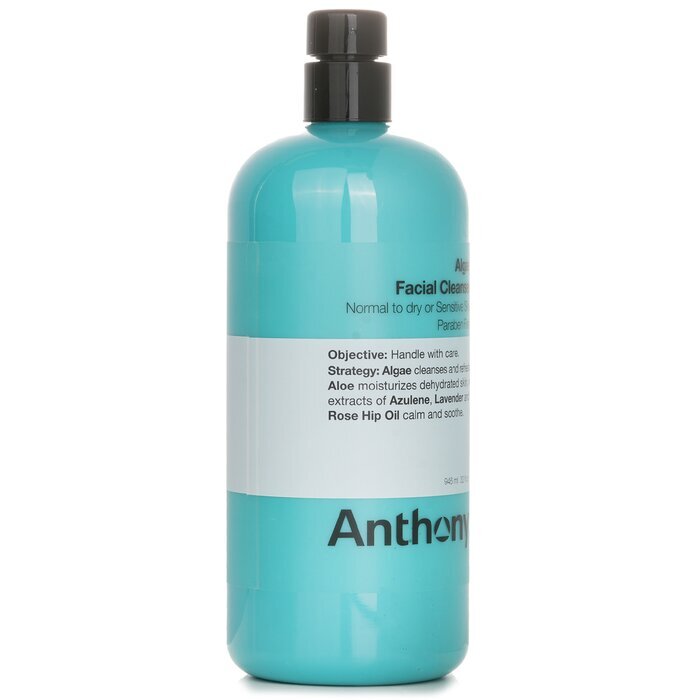 Anthony Logistics For Men Algae Facial Cleanser (Normal To Dry Or Sensitive Skin) 946ml