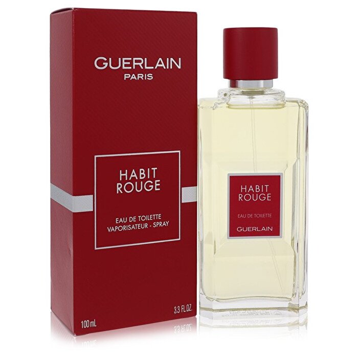 Guerlain Habit Rouge Cologne / Eau De Toilette Spray 100ml/3.4oz