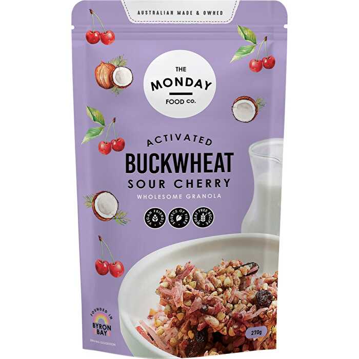 Activated Buckwheat Granola Sour Cherry 270g