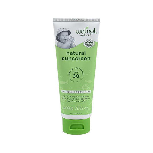 Wotnot Naturals Natural Sunscreen Spf 30 100g